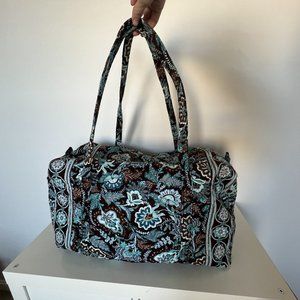 Vera Bradley Travel Duffel Bag in Java Blue